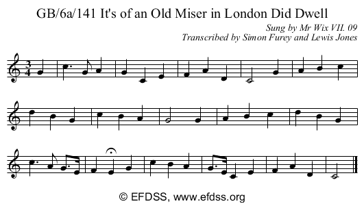 Stave transcription of image number 0 for GB/6a/141