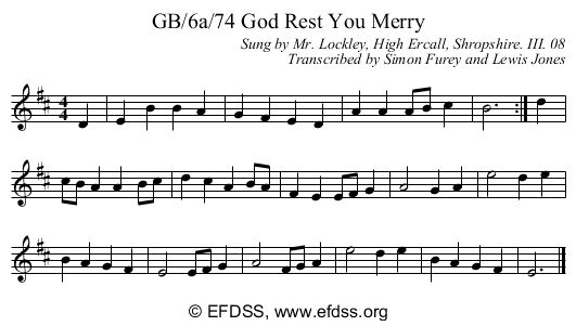 Stave transcription of image number 0 for GB/6a/74