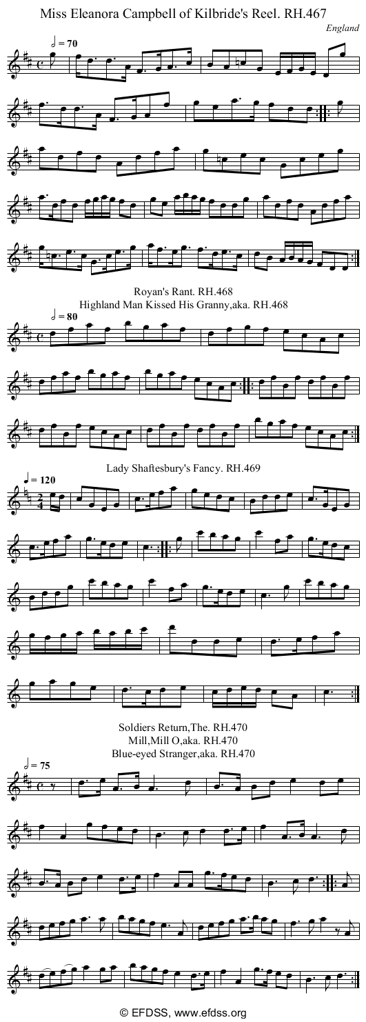 Stave transcription of image number 0 for 18473/p138