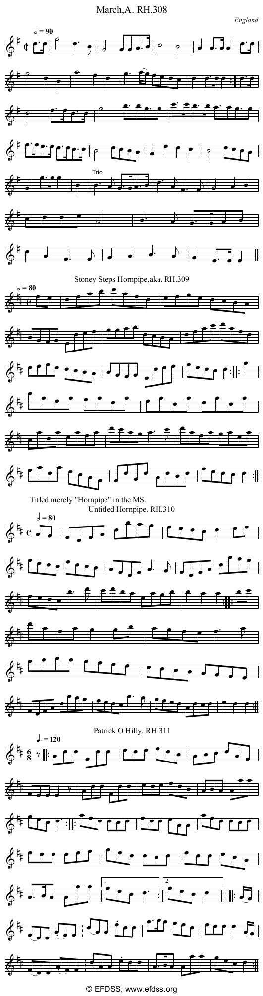 Stave transcription of image number 0 for 18473/p85