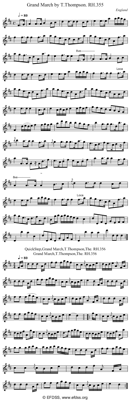 Stave transcription of image number 0 for 18473/p98