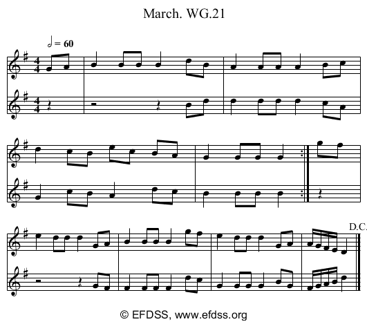 Stave transcription of image number 0 for 2222/p18